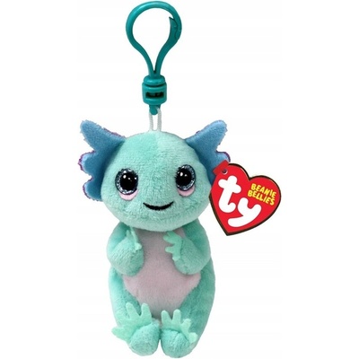 Přívěsek na klíče Ty Beanie Bellies plüss figura ALEX Clip 8 axolotl 3 small 3˝ 5 cm