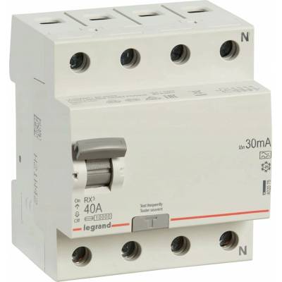 Legrand 4P 40A 0,03A typ A RX3 402075