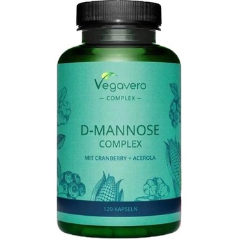 Vegavero D-Mannose Complex mit Cranberry + Acerola, 120 капсули, Vegavero