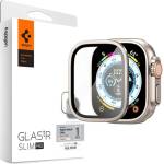 Spigen Apple Watch Ultra 3 49 мм SPIGEN TR SLIM PRO Дисплей Защитно стъкло с метална рамка, 9H, ИТАЛИАНСКО СИВО AGL06161 (AGL06161)