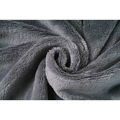 Coral cosy fleece šedá, látka, metráž / 50 cm