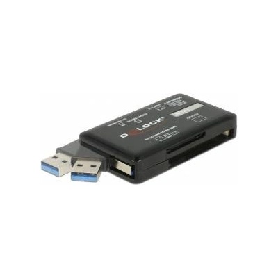 Delock Card Reader SuperSpeed USB Type-A (3.2 Gen 1) 5 Gbps, 6 Kartenschächte