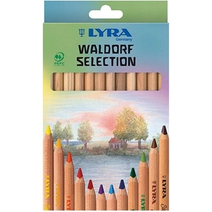 LYRA Цветни моливи LYRA Super Ferby Waldorf триъгълни дебели 12 броя 3711121 (3711121)