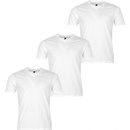 Donnay Three Pack V Neck T Shirt Mens white