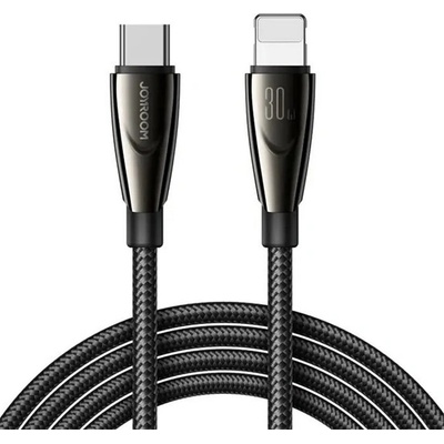 JOYROOM IPAD / IPAD 2 / IPAD 3-то поколение Кабел за данни JOYROOM PIONEER Type-C - Lightning, 120 см, ЧЕРЕН SA31-CL3 30 (SA31-CL3 30)