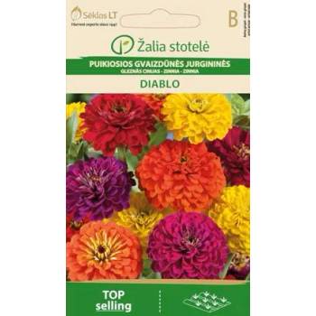 Image 1 of Seklos Циния Двойна Микс Диабло Zinnia elegans dahlienflora