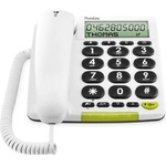 Doro Doro PhoneEasy 312cs телефон за възрастни хора, бял (380007) Телефонни апарати