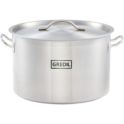 GREDIL Nerezový střední hrnec s poklicí o průměru 320 mm, 16,1 l GREDIL, Standard Line