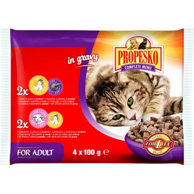 Propesko masová Kuře a Játra / Kuře a Jehněčí 400 g