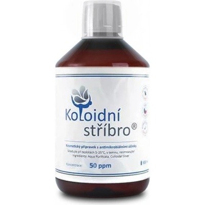 Koloidní stříbro 50 ppm 500 ml