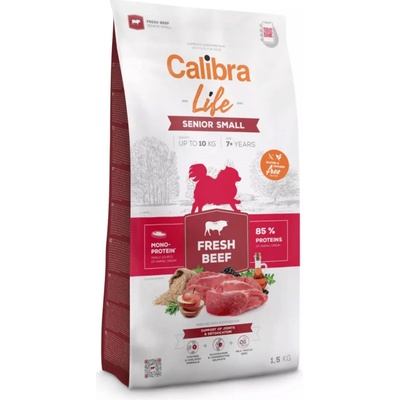 Calibra Life Senior Small Fresh Beef 1,5 kg