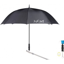 Jucad Telescopic Automatic Umbrella čierna