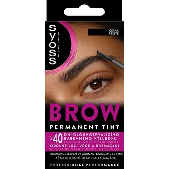 Syoss Brow Tint farba na obočie Black 10 ml