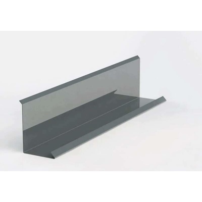 Lemování zdí klasik r.š.200mm Al Hliník 0.7mm lakovaný RAL 7037 prachová šedá STORM dl.2m