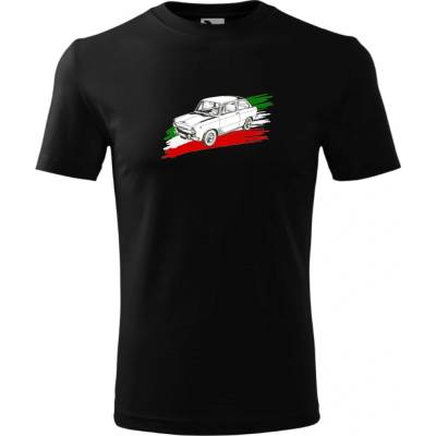 Tričko Fiat 850 čierna