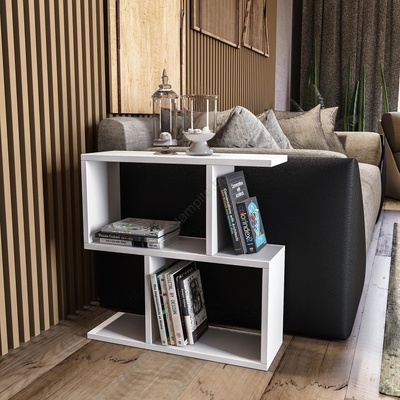 Asir Странична масичка LIFE 60x60 cм бяла (AS0544)
