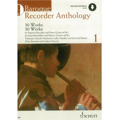 Baroque Recorder Anthology 1 + CD
