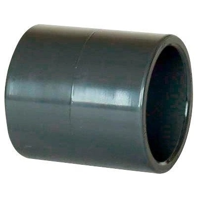 FIP PVC tvarovka - Spojka 50 mm, DN=50 mm, lepenie/lepenie, vnútorné lepenie