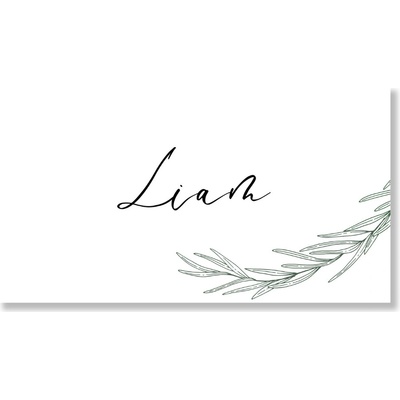 Personal Personal Jmenovka na stůl - Rosemary Zvolte množství: od 11 ks do 30 ks – Zboží Dáma