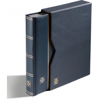 LEUCHTTURM Album na známky PREMIUM, A4, 64 černých stran, s kazetou Barva: Zelená