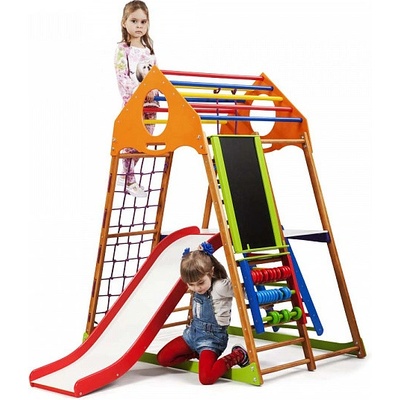 KinderSport hrací sestava RocketPlus3 s ribstole a se skluzavkou