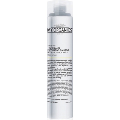 The Organic Exfoliating Shampoo Neem And Lemon 250 ml