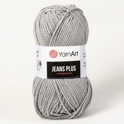 Yarn Art Jeans Plus 46 šedá