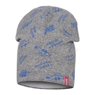 Broel chlapecká čepice Rider šedá /modrá