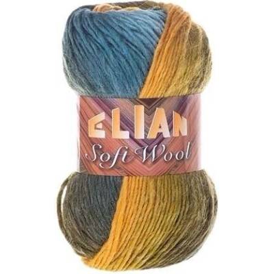 VSV Pletací příze Elian Soft Wool 576 - žlutá