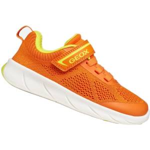 Geox J foot-run boy оранжево, златно 33 (j65pdb06k9jc2t3s-k)