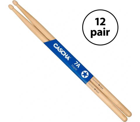 Cascha Drumsticks Pack 7A Maple