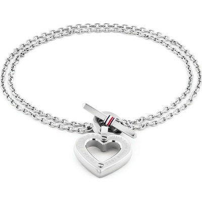 Tommy Hilfiger Úchvatný ocelový náramek se srdíčkem Toggle Heart 2780969