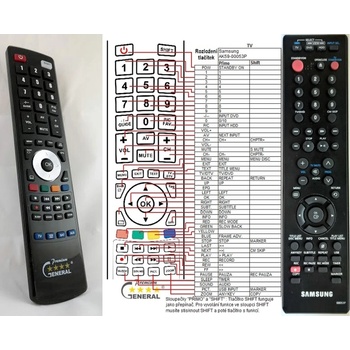 GENERAL SAMSUNG AK59-00053P - съвместимо дистанционно управление на марката General (AK59-00053P)