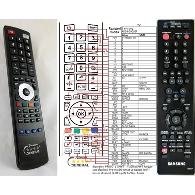 GENERAL SAMSUNG AK59-00053P - съвместимо дистанционно управление на марката General (AK59-00053P)