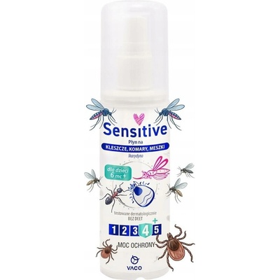 Vaco Sensitive 10% tekutina na komáry a klíšťata 80 ml