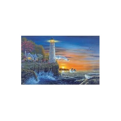 Royal Langnickel malování podle čísel maják 30 x 40 cm karton