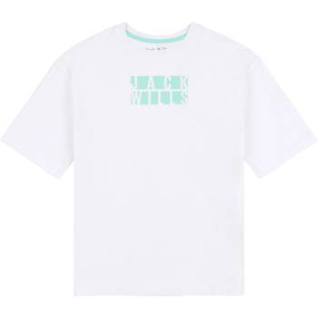 Jack Wills Детска тениска Jack Wills Regular Fit T-Shirt Junior Girls - Bright White