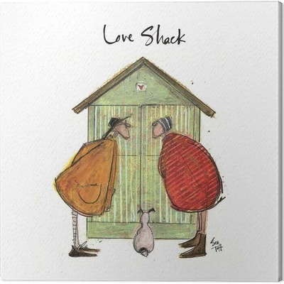 Obraz na plátne Sam Toft - Love Shack, 2 - 30×30 cm