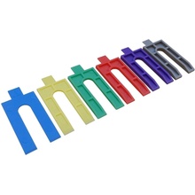 Dehco Plastové podložky 1, 2, 3, 4, 5, 6mm, 30ks