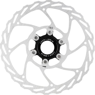 Force 424003 180 mm, Center Lock, stříbrnáčerná