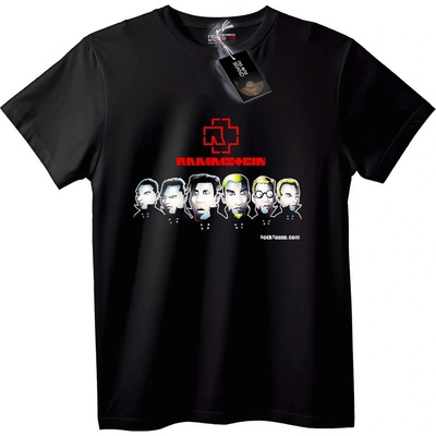 NOONEBRAND Тениска Rammstein Членове на Бандата - 2XL, White