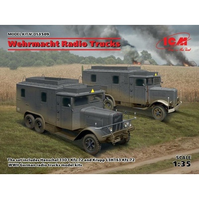 ICM Wehrmacht Radio Trucks Diorama Set 1:35