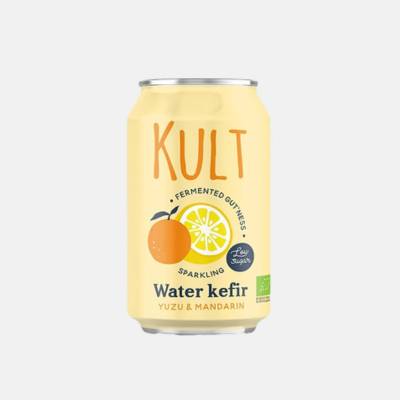 Kult Kefir Vodní kefír s příchutí mandarinka a yuzu 330 ml