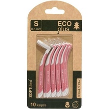 SOFTdent Mezizubní kartáček ECO zahnutý 0,5 mm 10 ks