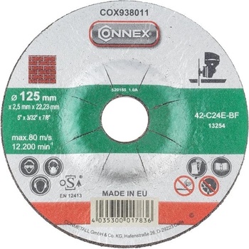 Connex Řezný kotouč kámen 125 x 2,5 mm COX938011