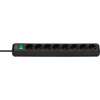 brennenstuhl РАЗКЛОНИТЕЛ 8 ГНЕЗДА 3М ЧЕРЕН eco-line (4007123114429)