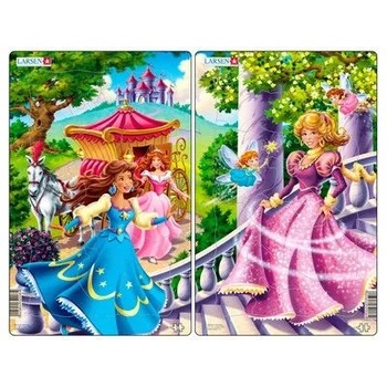 Image 1 of Larsen - Детски пъзел - Принцеси - 11 части (U8)