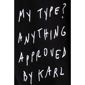 Karl Lagerfeld Jeans суичър дамски от памук x Pietro Terzini (B4W20056)