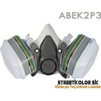 3M Ochranná polomaska 6200 M s filtrom 6099 ABEK2P3