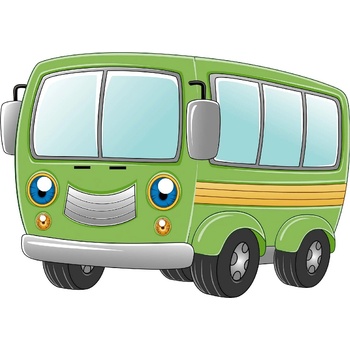 DIMEX ART s. r. o Флизелинов фототапет детски микробус 375 x 250 см